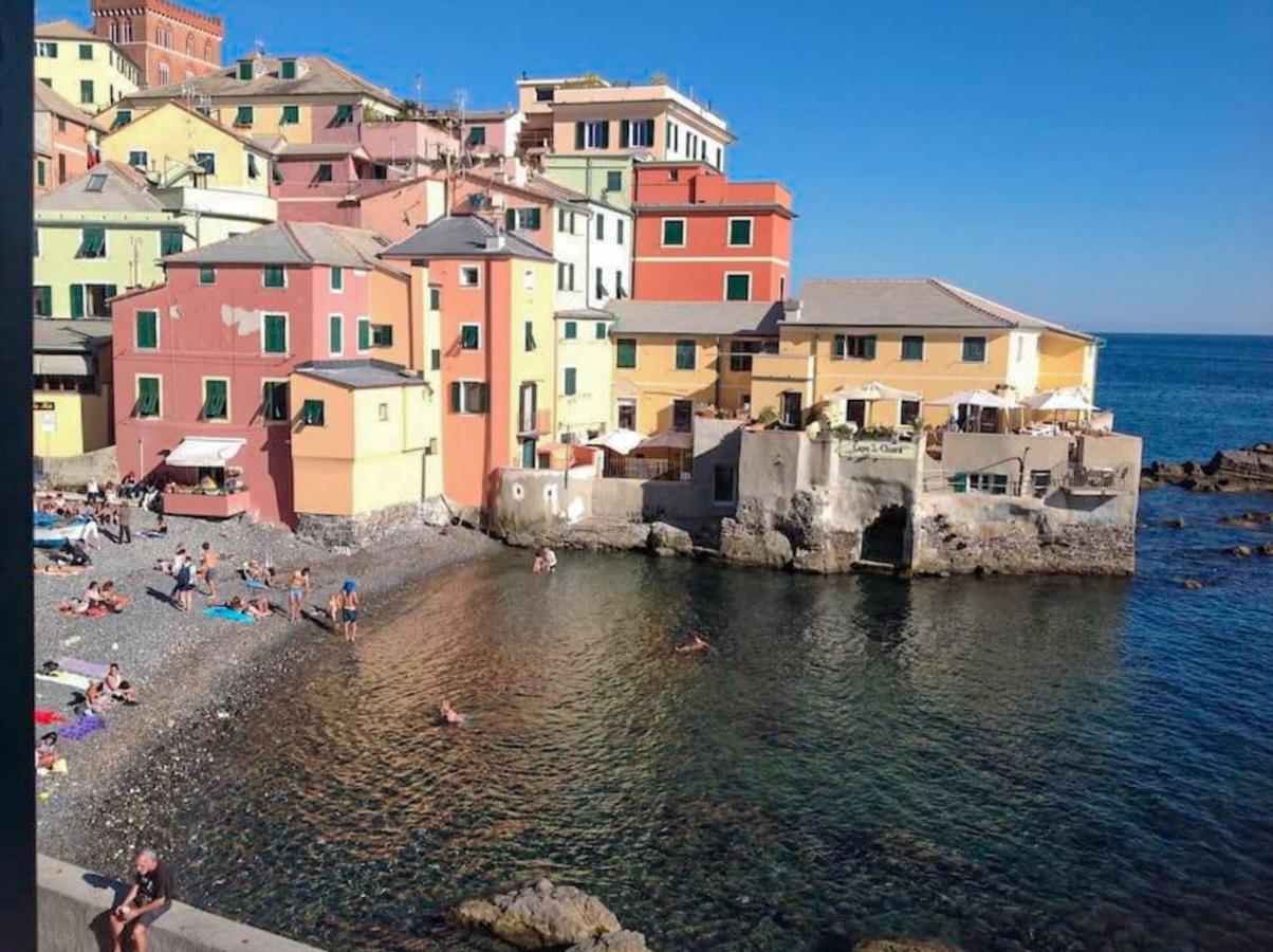 Casa Sulla Spiaggia Di Boccadasse Генуя Экстерьер фото